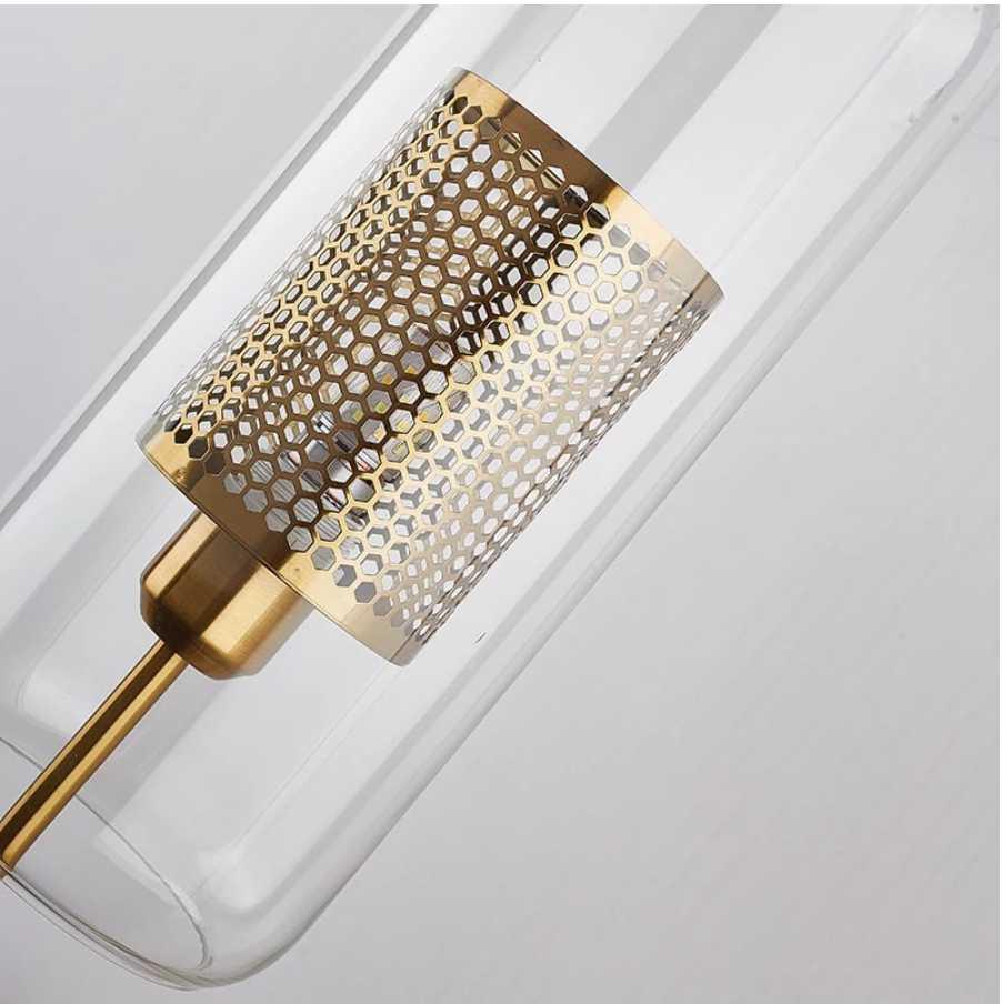 Moderne Wandlampe Metall Glas – Zylinder oder Kugel, nordisches Design