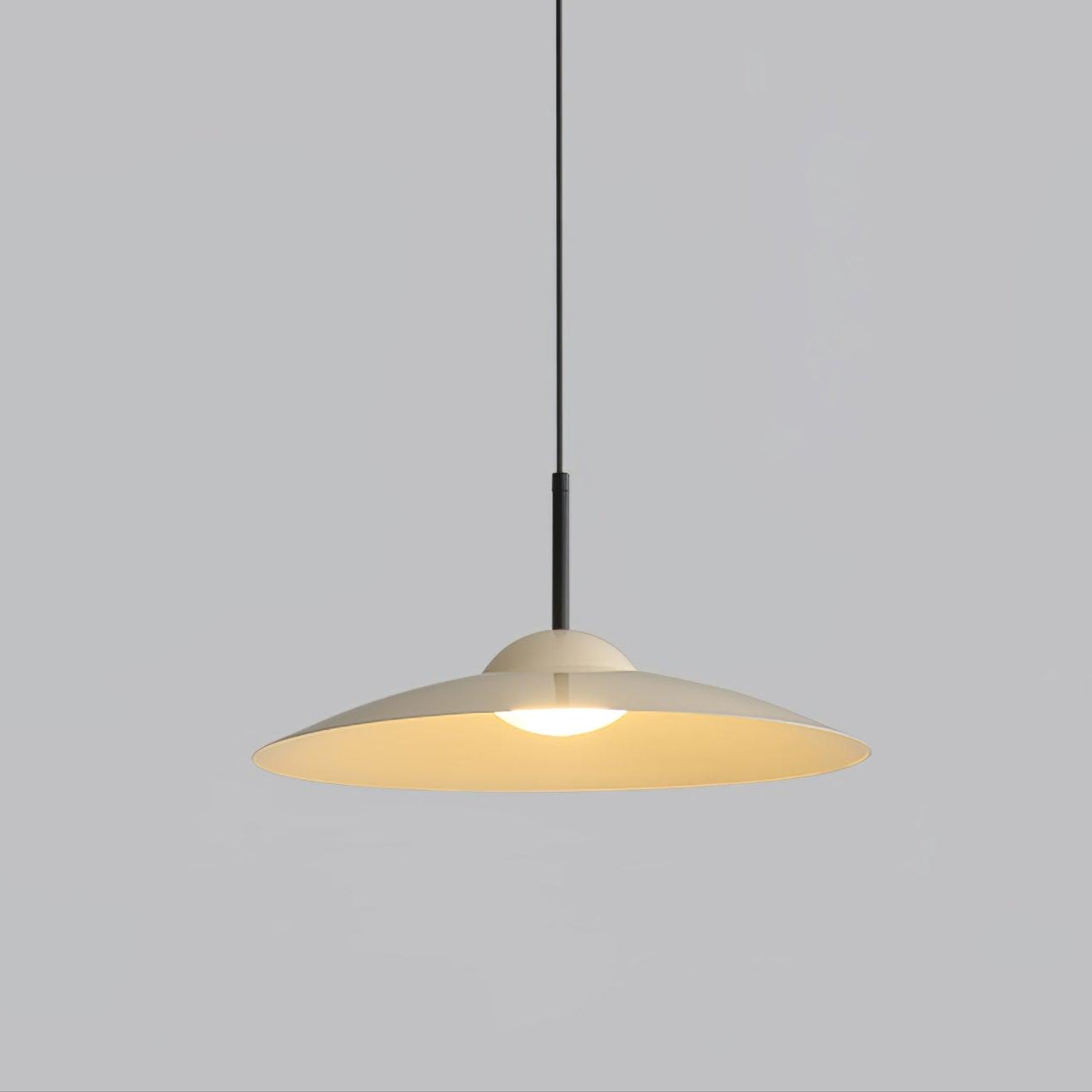 LED Pendelleuchte rund Holzoptik, Moderne höhenverstellbare Hängelampe