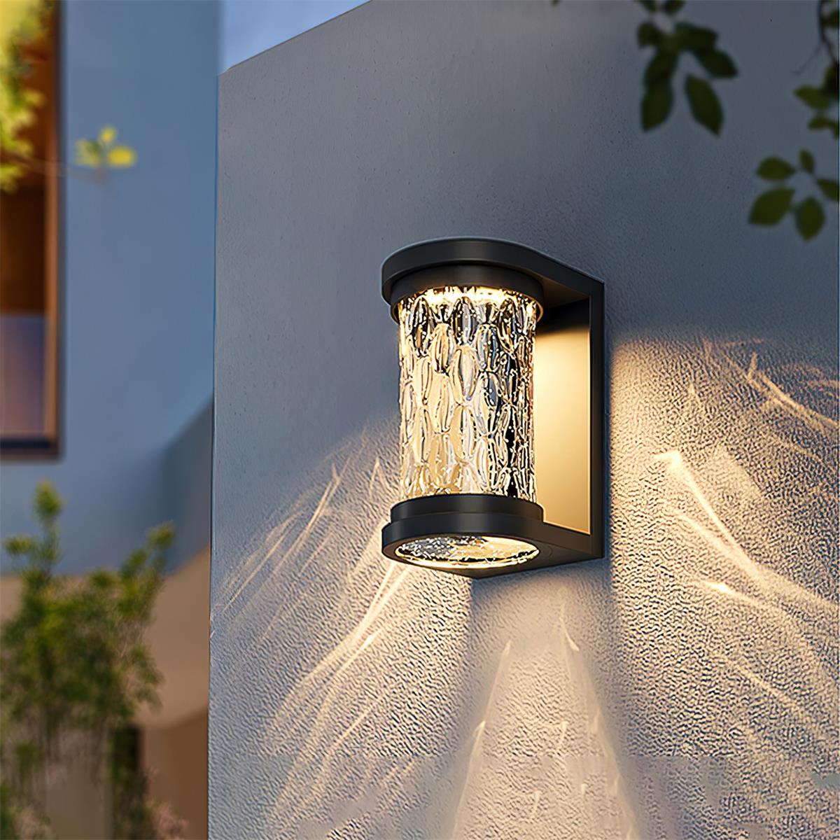 Außenwandleuchte Modern, Wetterfestes Design LED Dimmbar
