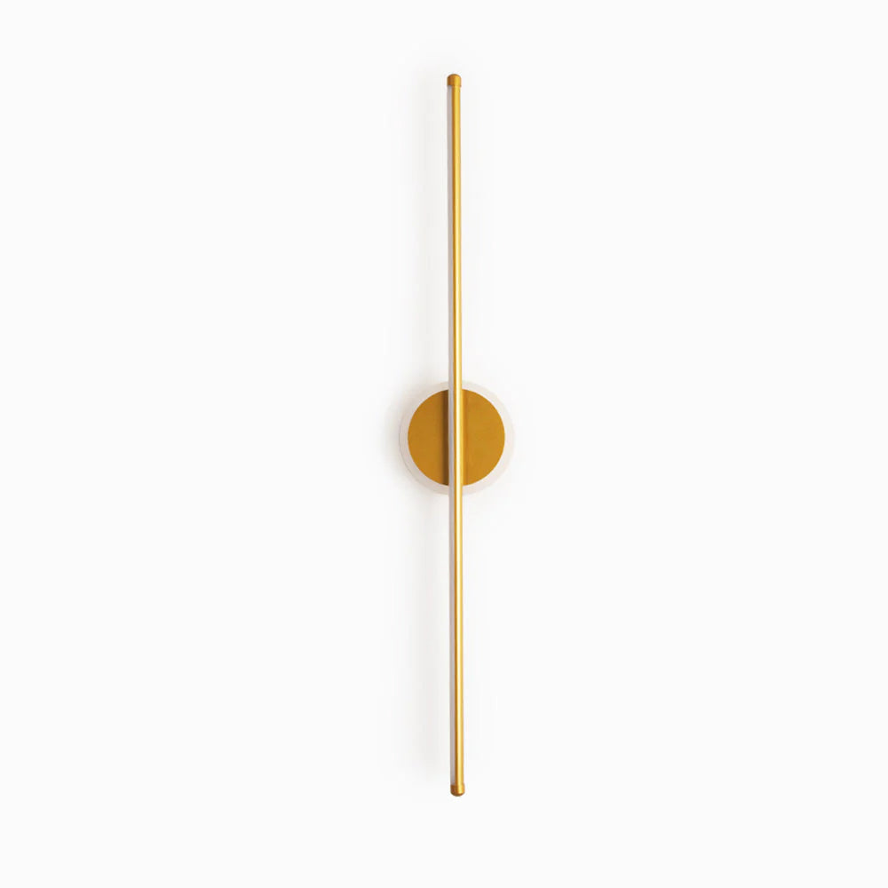 LED Bad Wandleuchte Schwarz Gold, Moderne Wandlampe 40/60/80 cm