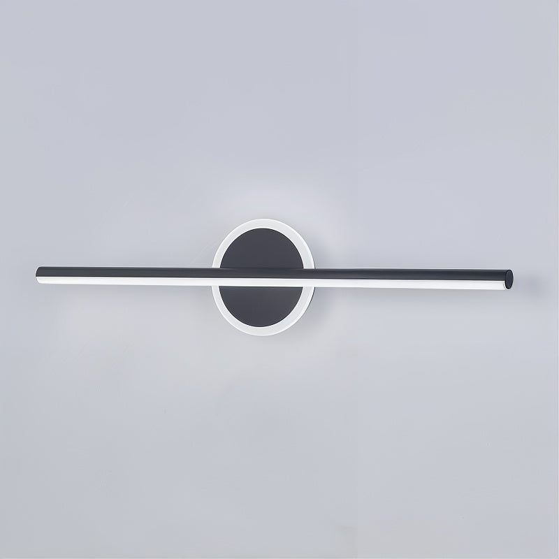 LED Bad Wandleuchte Schwarz Gold, Moderne Wandlampe 40/60/80 cm