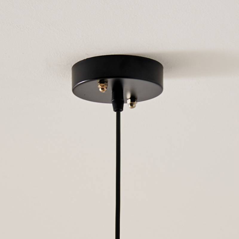 Stoff Pendelleuchte Bananenblatt, Handgefertigtes Design E27