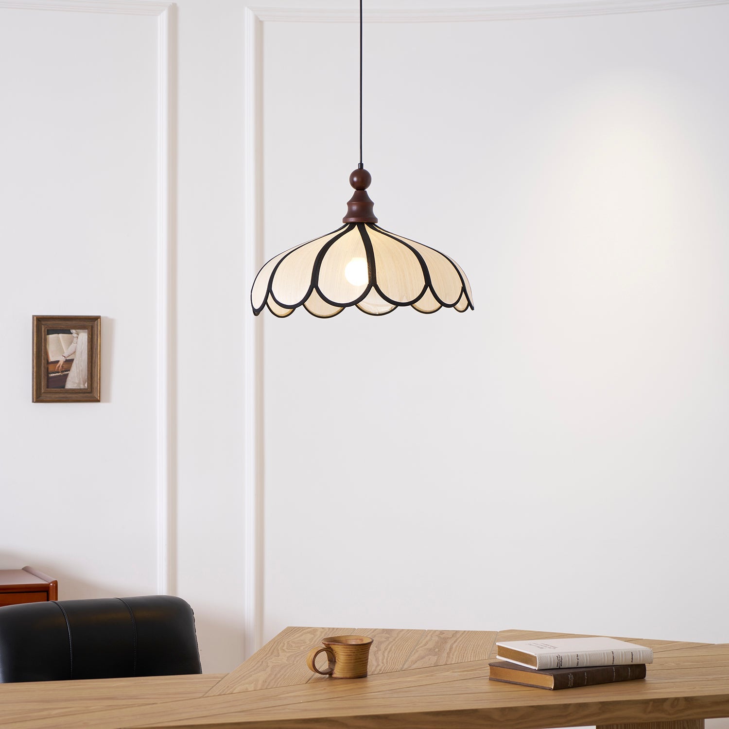 Rattan Pendelleuchte, Geflochtene Hängeleuchte Natur Holz