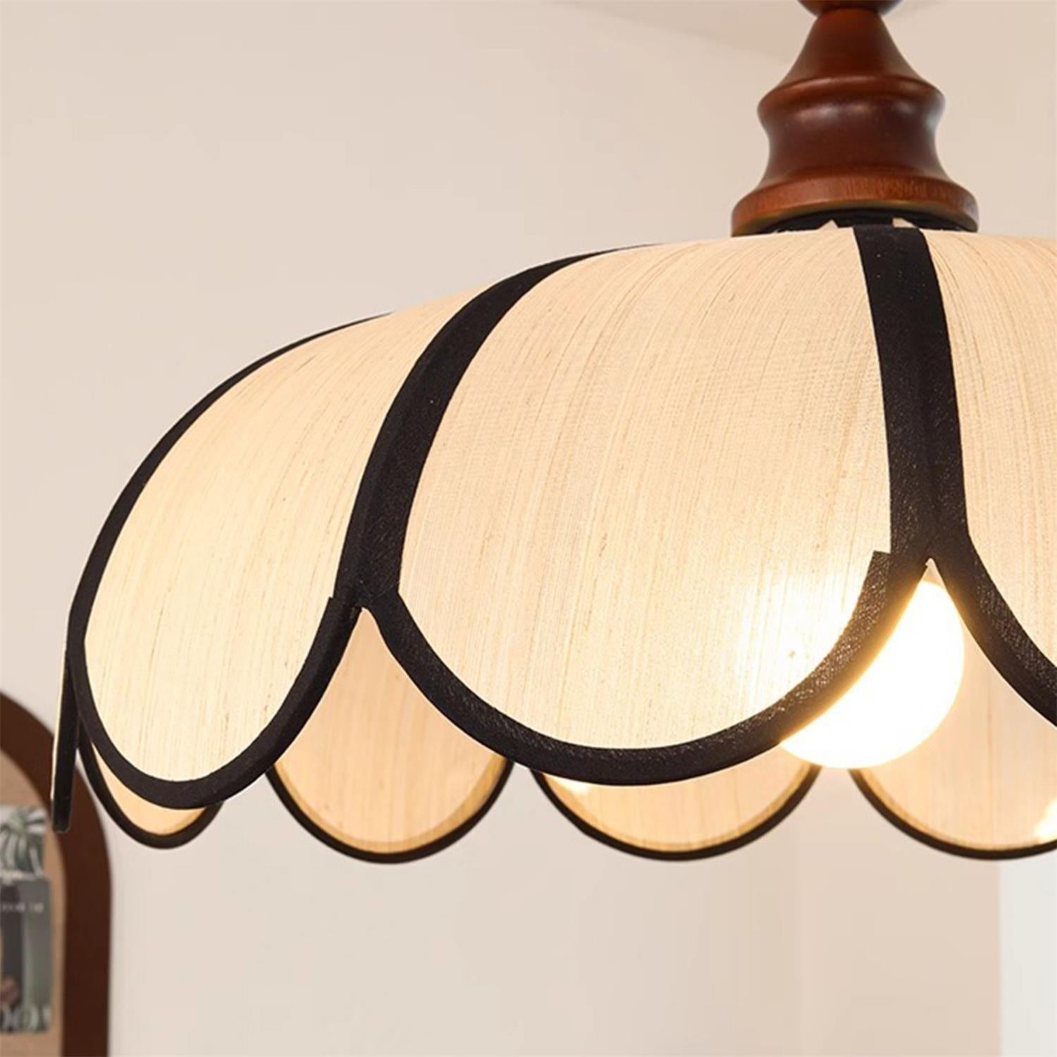 Rattan Pendelleuchte, Geflochtene Hängeleuchte Natur Holz