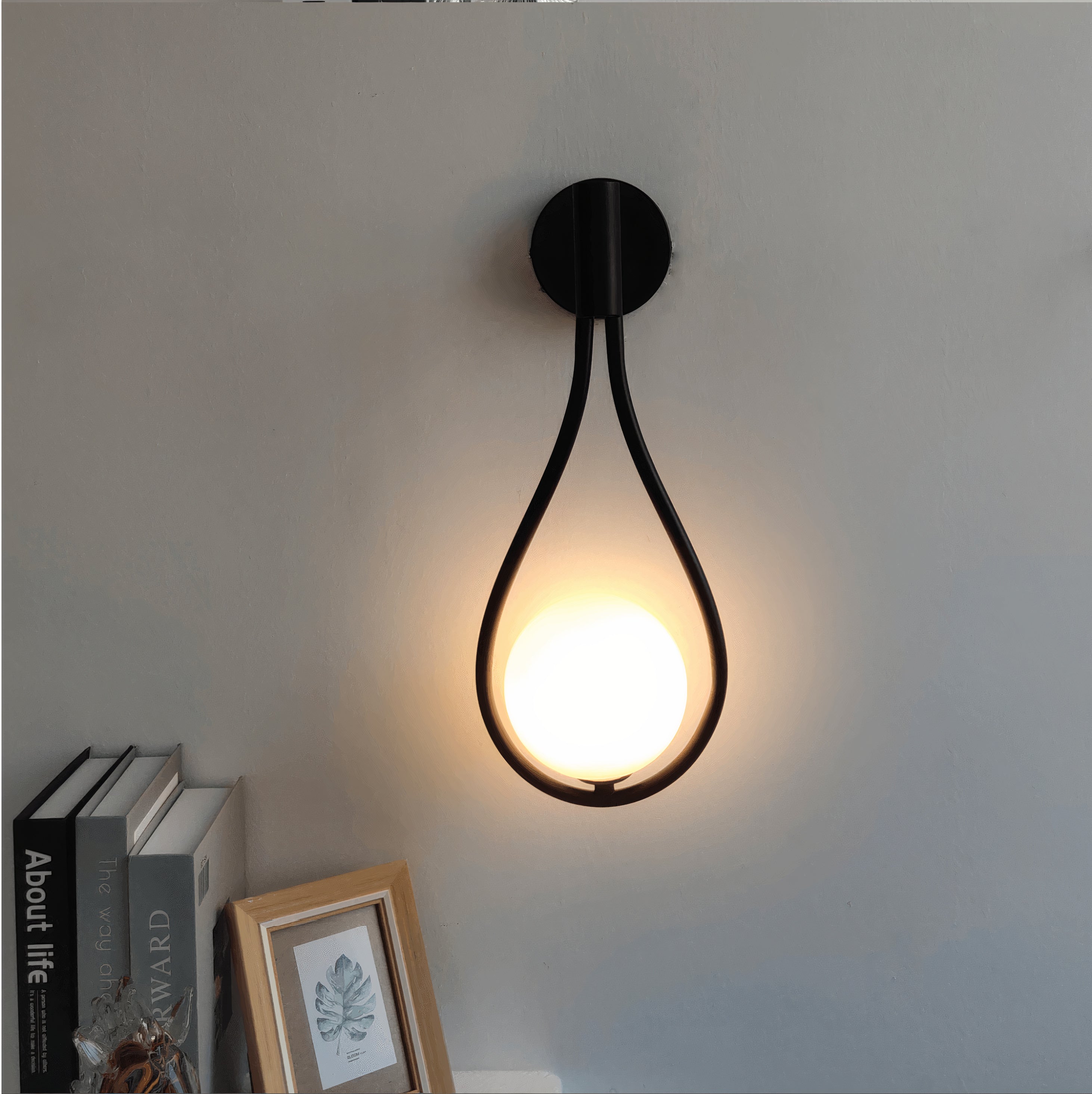 Moderne Wandleuchte im nordischen Stil