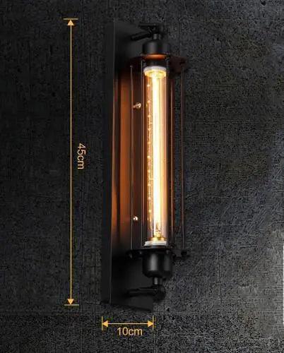 LED Wandleuchte Up Down, Industrial Wandlampe schmal