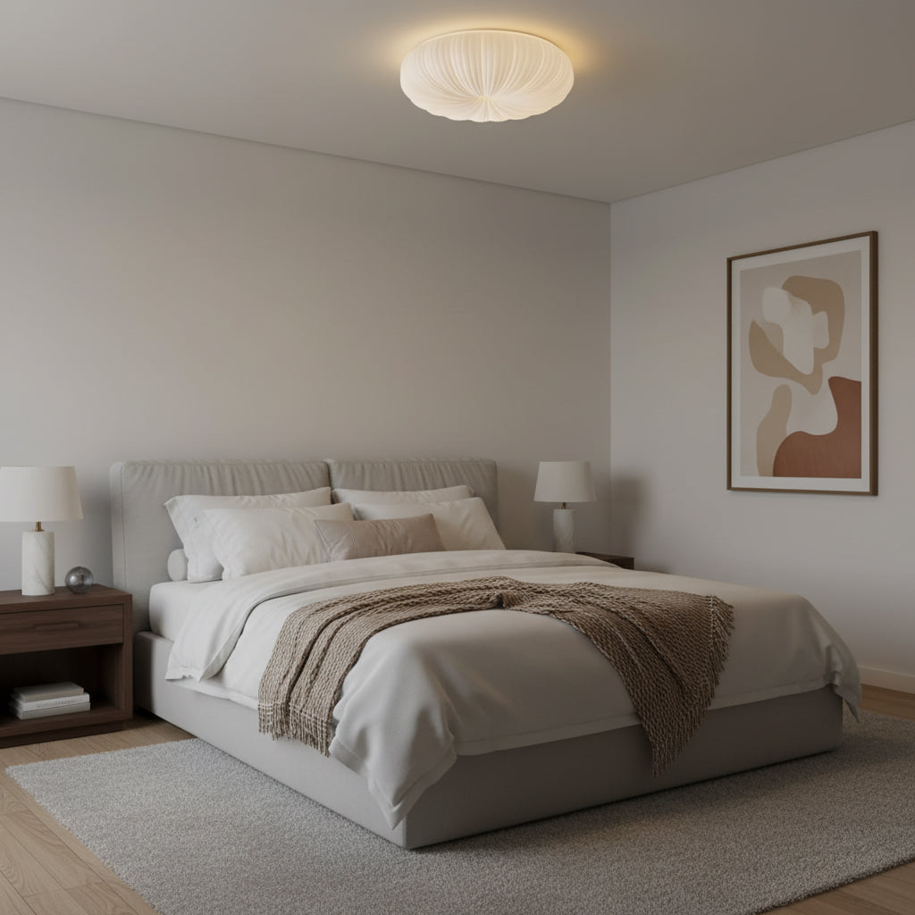 LED Deckenleuchte Flach Rund, Deckenlampe Modern 45/55 cm Dimmbar