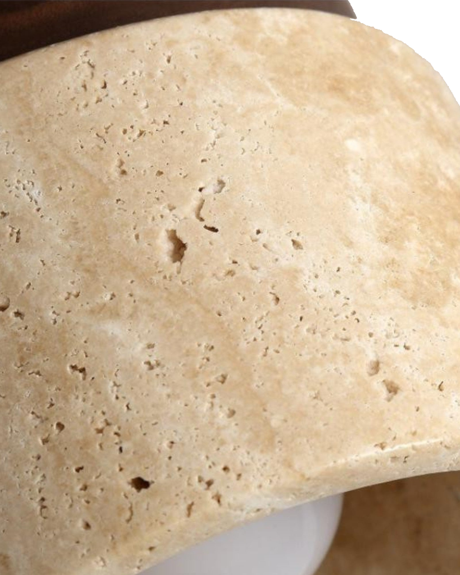 Stein-Deckenleuchte im japanischen Stil