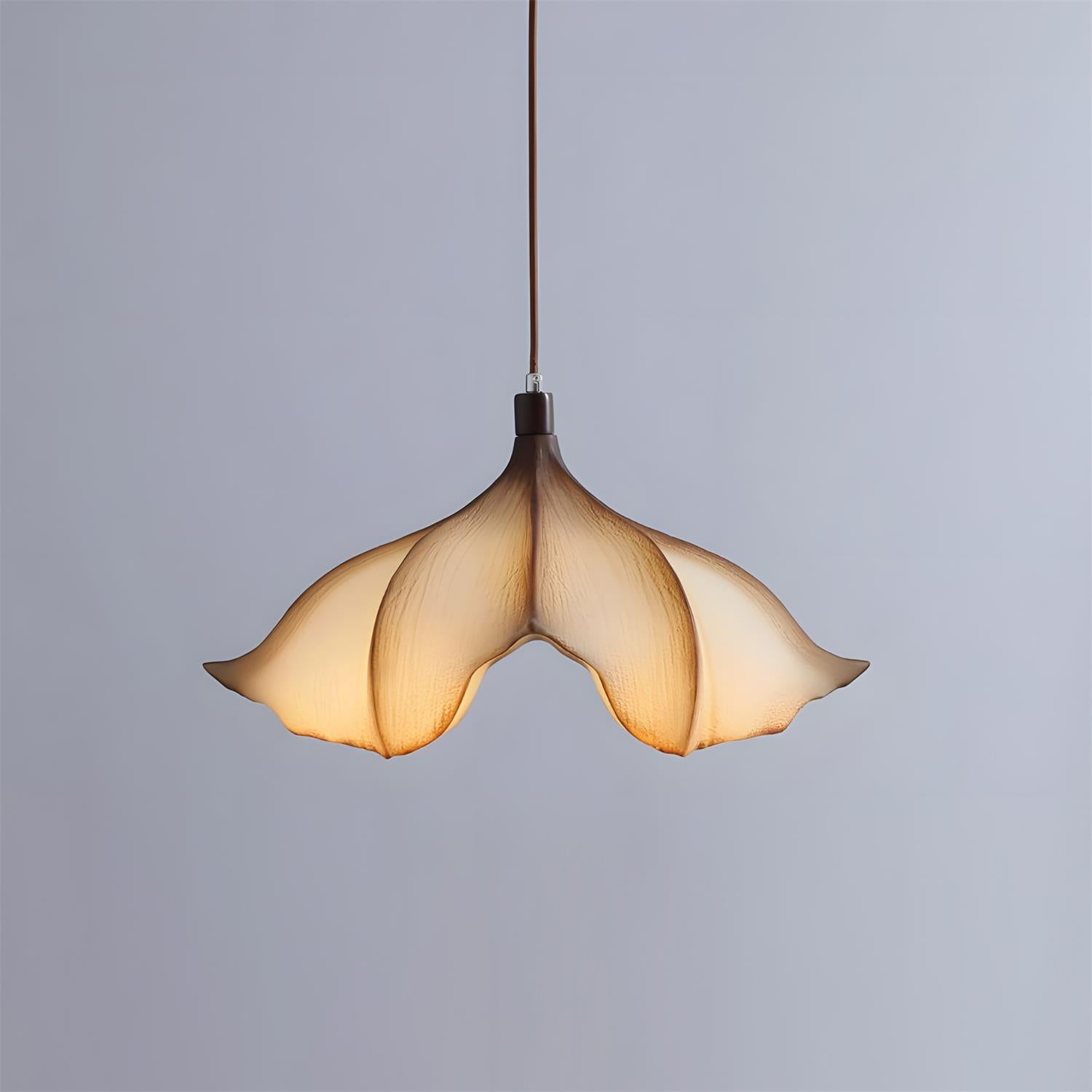Blumenform Pendelleuchte PETG, Organisches Design, Dimmbar Warmweiß