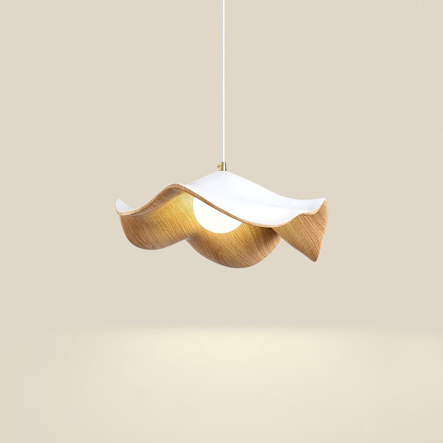 Flache Pendelleuchte rund, LED Hängeleuchte modern