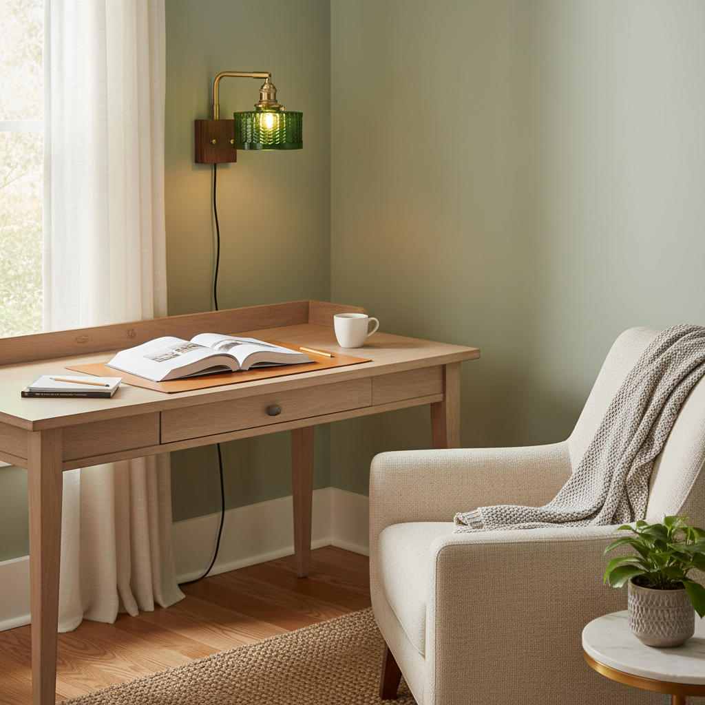 Plug In Wandleuchte, Vintage Design Dimmbar mit Stecker