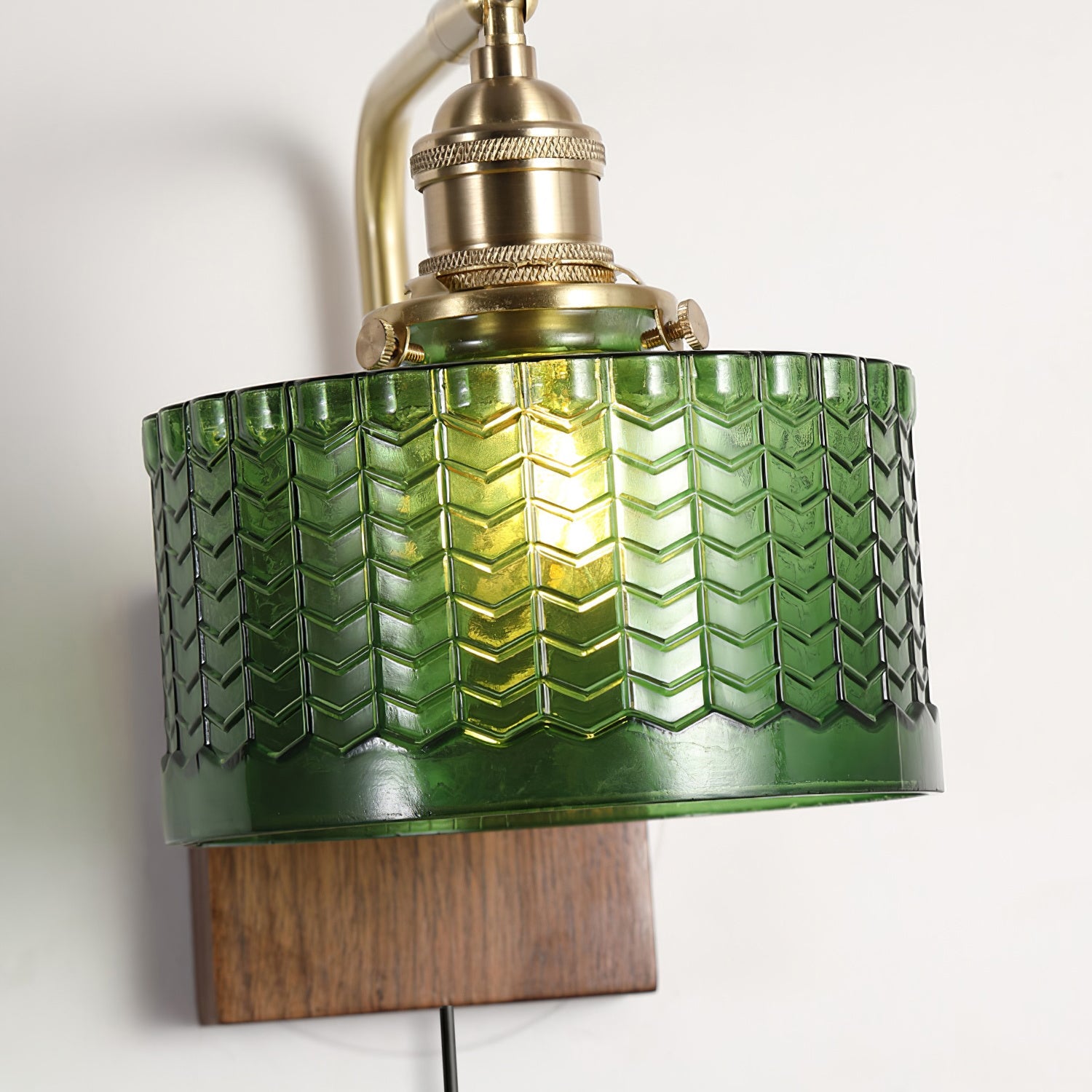 Plug In Wandleuchte, Vintage Design Dimmbar mit Stecker
