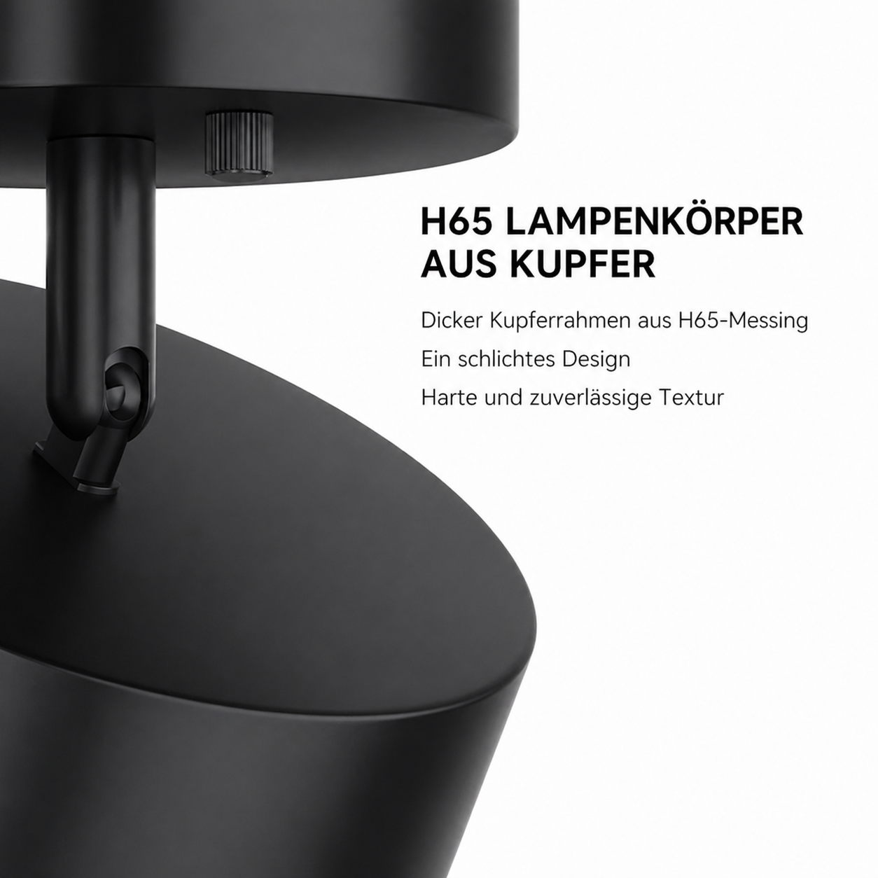 LED Deckenstrahler Aufbaustrahler, Modern Schwarz Gold G9 15/20/30 cm