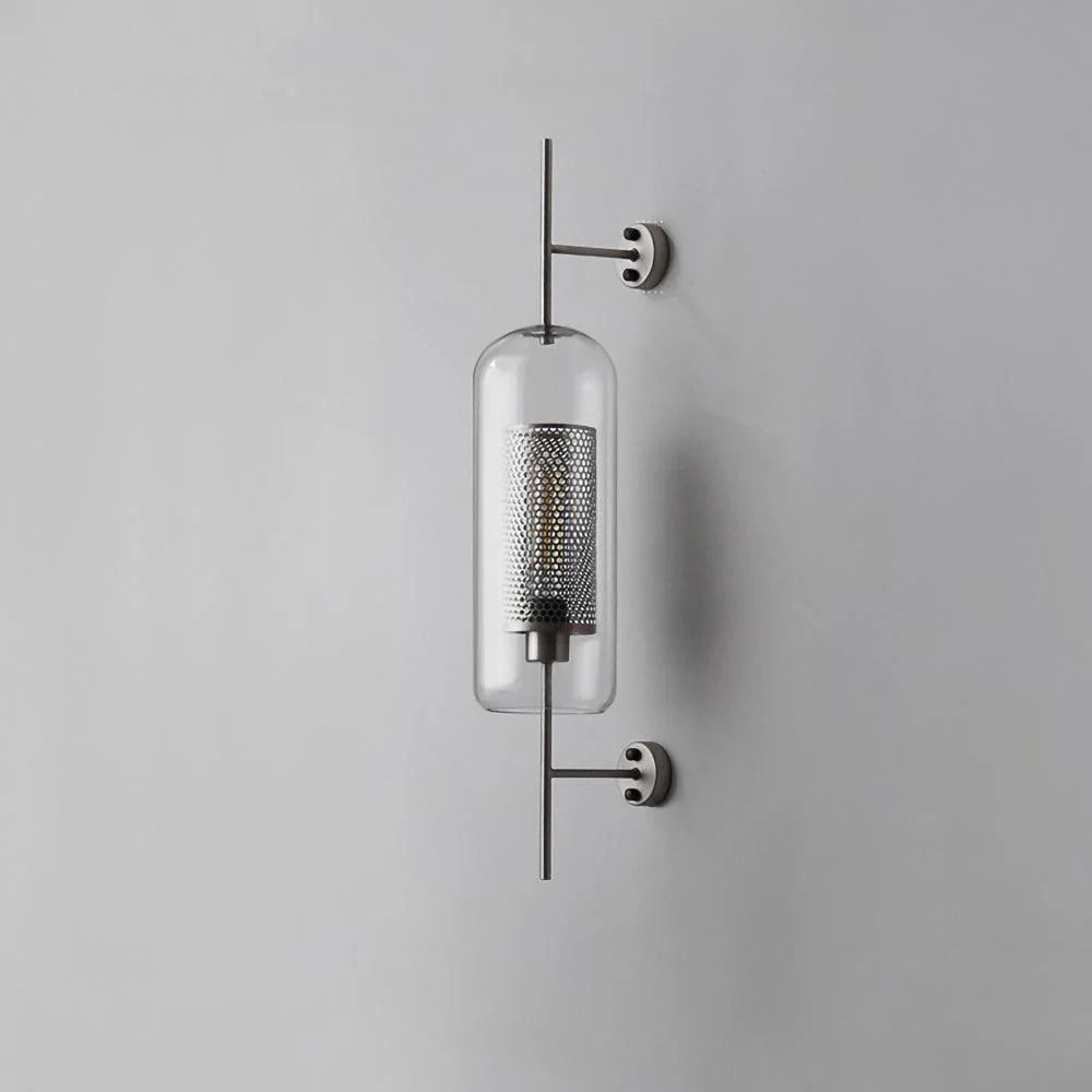 Moderne Wandlampe Metall Glas – Zylinder oder Kugel, nordisches Design