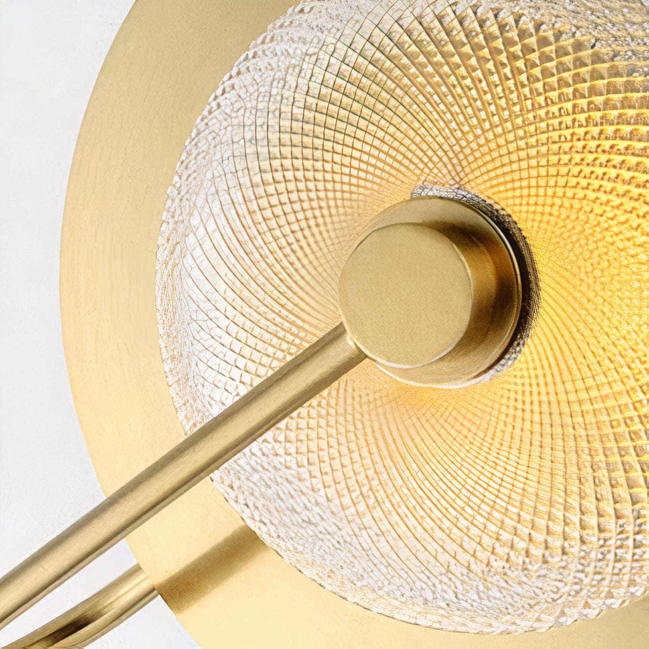 Messing Wandleuchte Glas, Wandlampe 2- oder 3-flammig