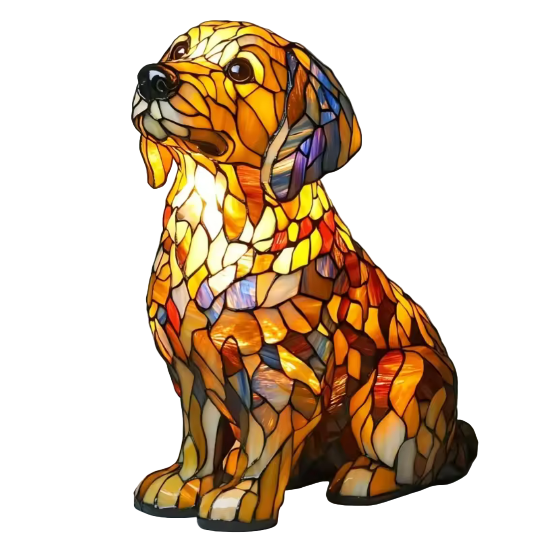 Hund Lampe LED, Deko Nachtlicht Hund