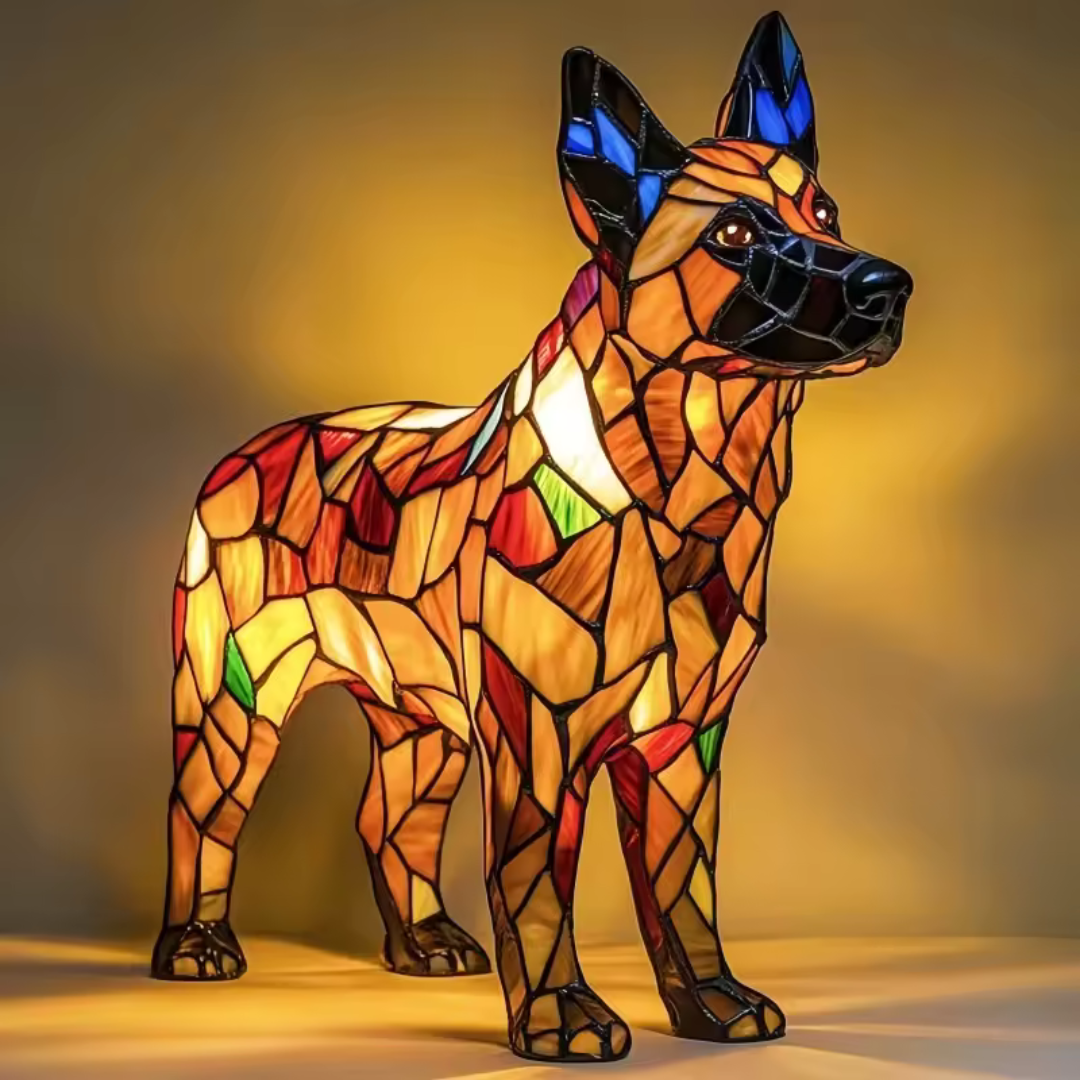 Hund Lampe LED, Deko Nachtlicht Hund