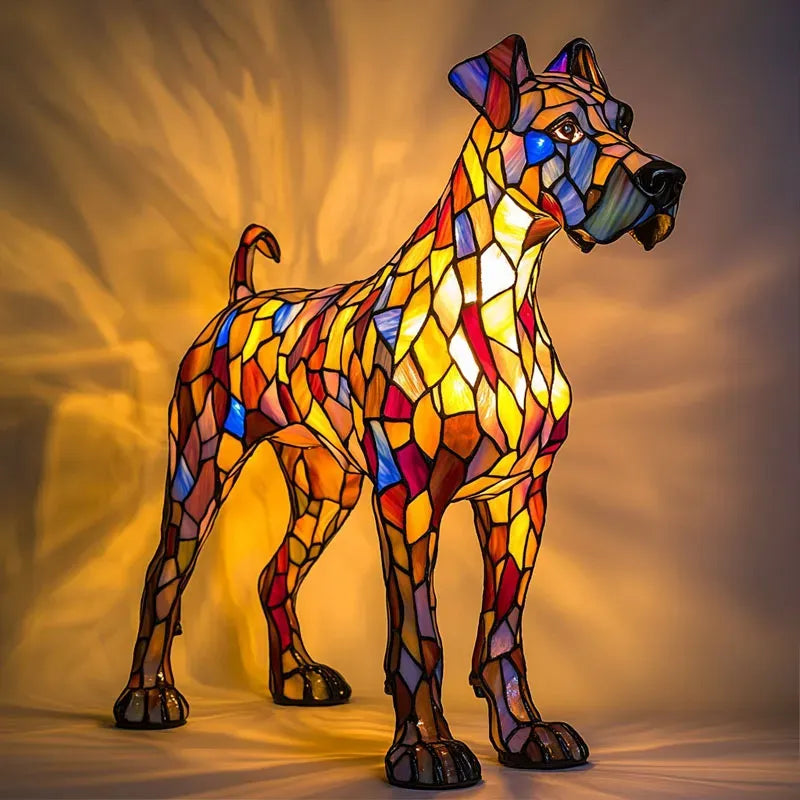 Hund Lampe LED, Deko Nachtlicht Hund