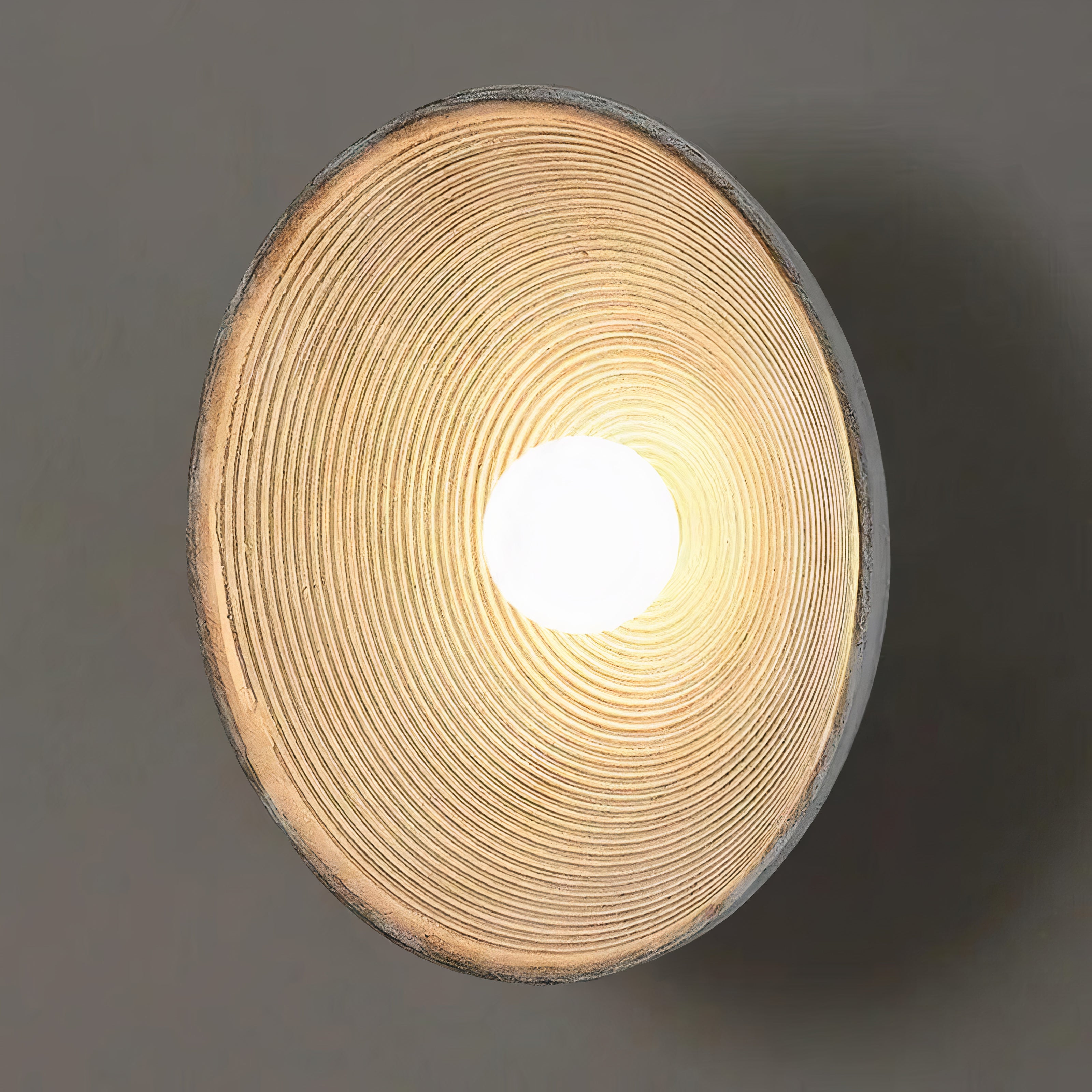 Moderne Retro Wandlampe aus Harz – Nordisches Design, Weiß oder Braun