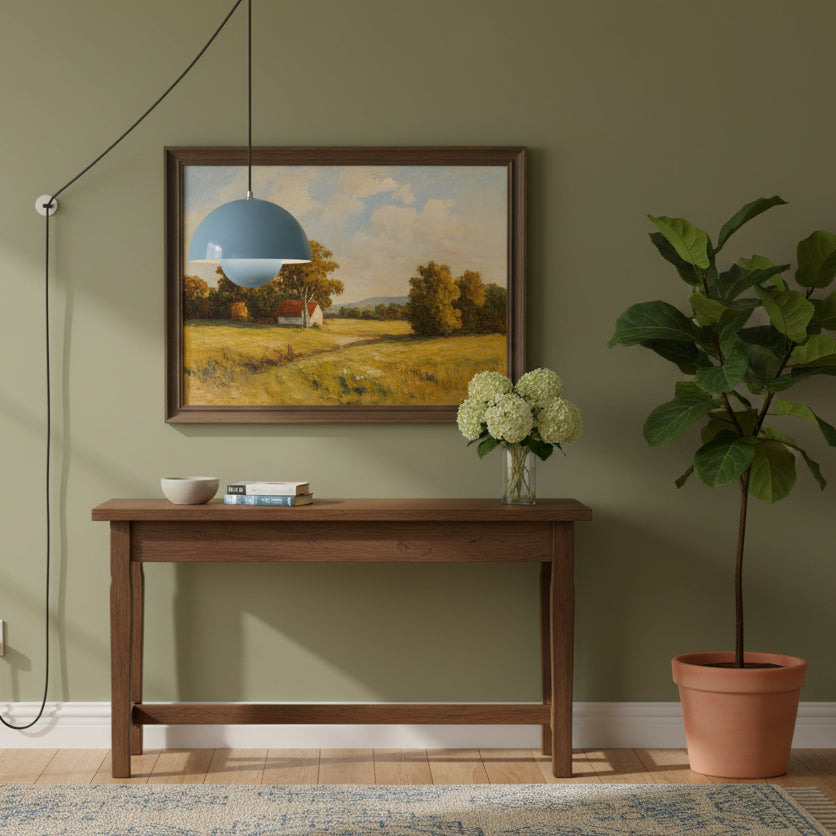 Plug In Pendelleuchte, Flowerpot Design Dimmbar mit Stecker
