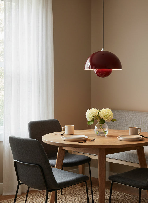Plug In Pendelleuchte, Flowerpot Design Dimmbar mit Stecker