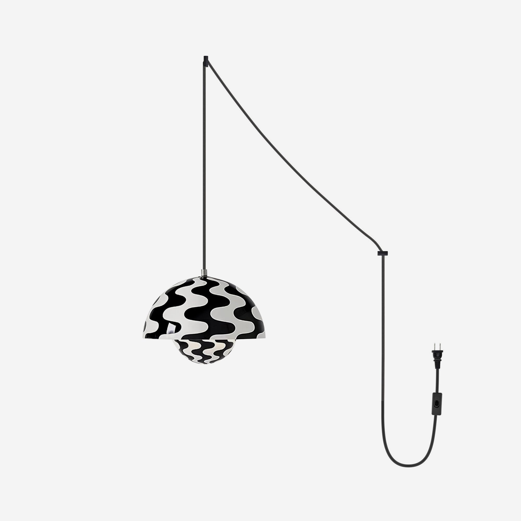 Plug In Pendelleuchte, Flowerpot Design Dimmbar mit Stecker