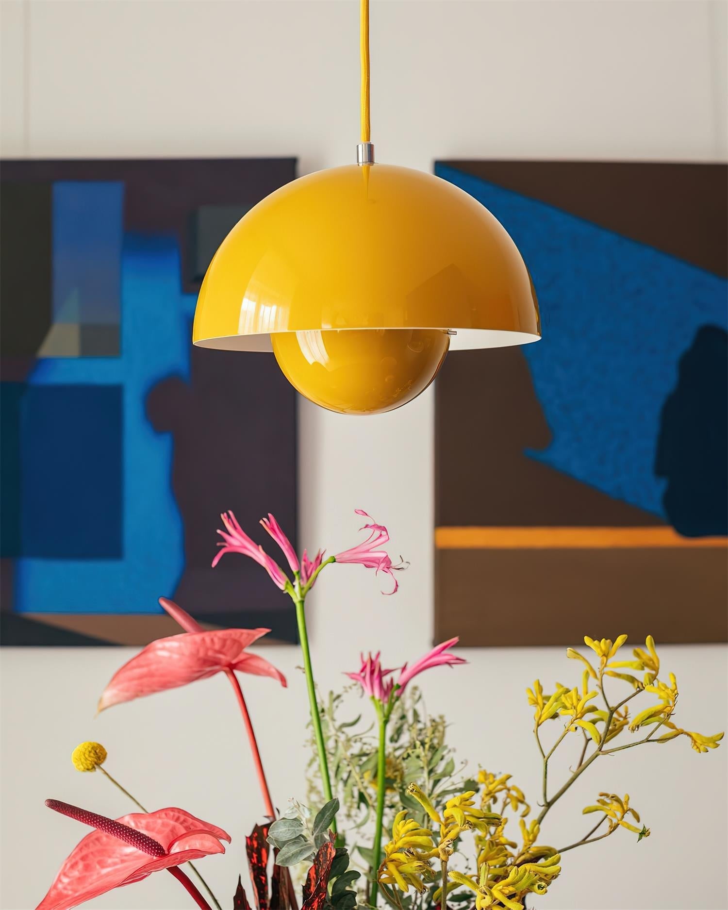 Plug In Pendelleuchte, Flowerpot Design Dimmbar mit Stecker
