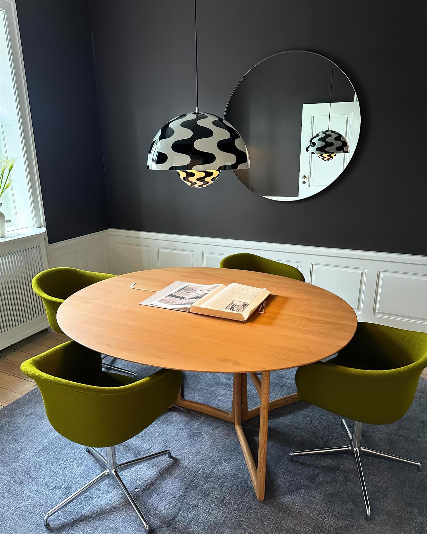 Plug In Pendelleuchte, Flowerpot Design Dimmbar mit Stecker