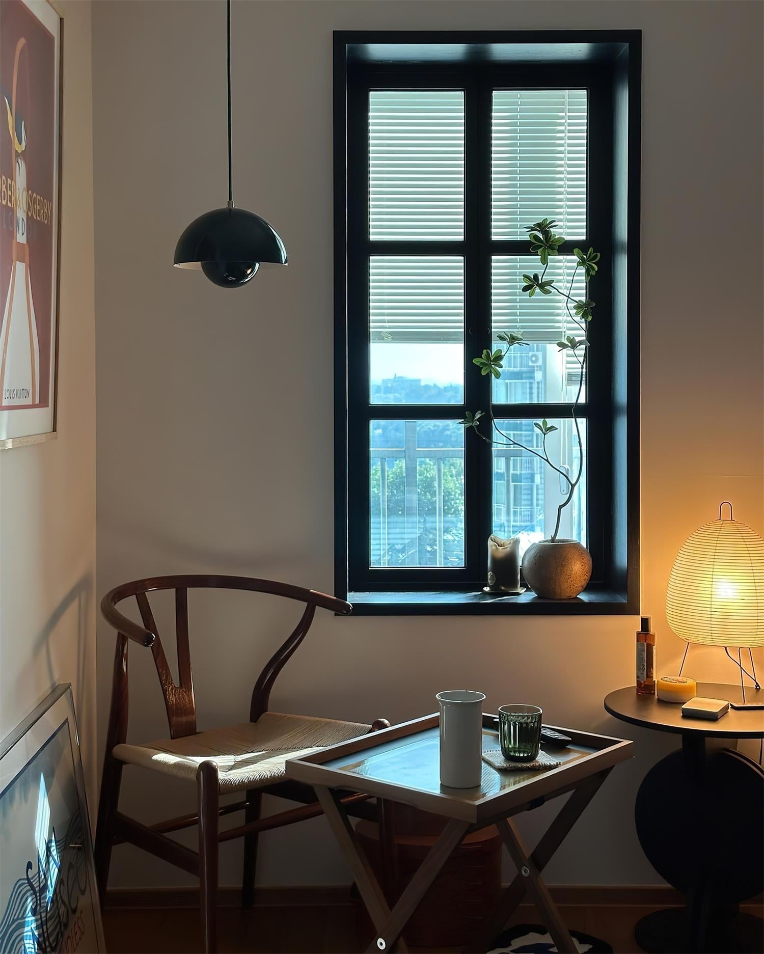 Plug In Pendelleuchte, Flowerpot Design Dimmbar mit Stecker