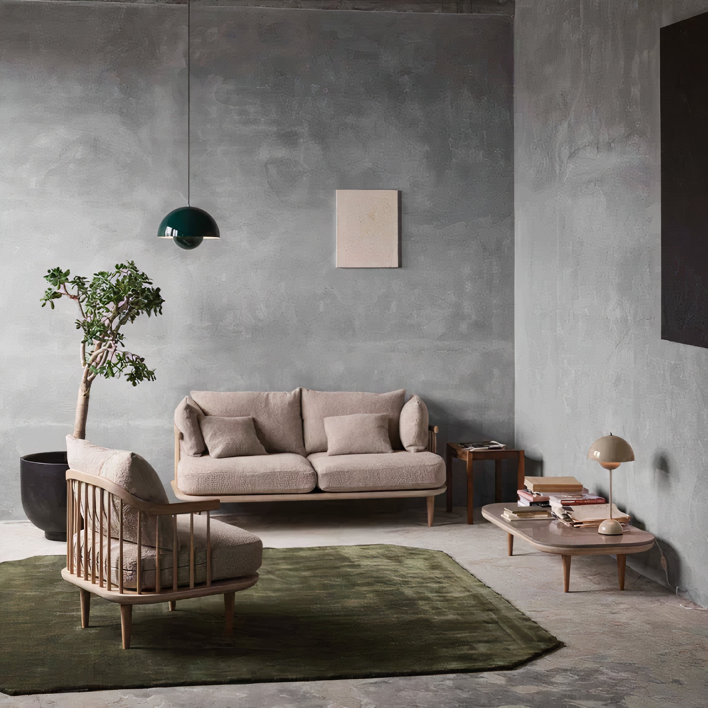 Skandinavische halbkreisförmige Deckenleuchte