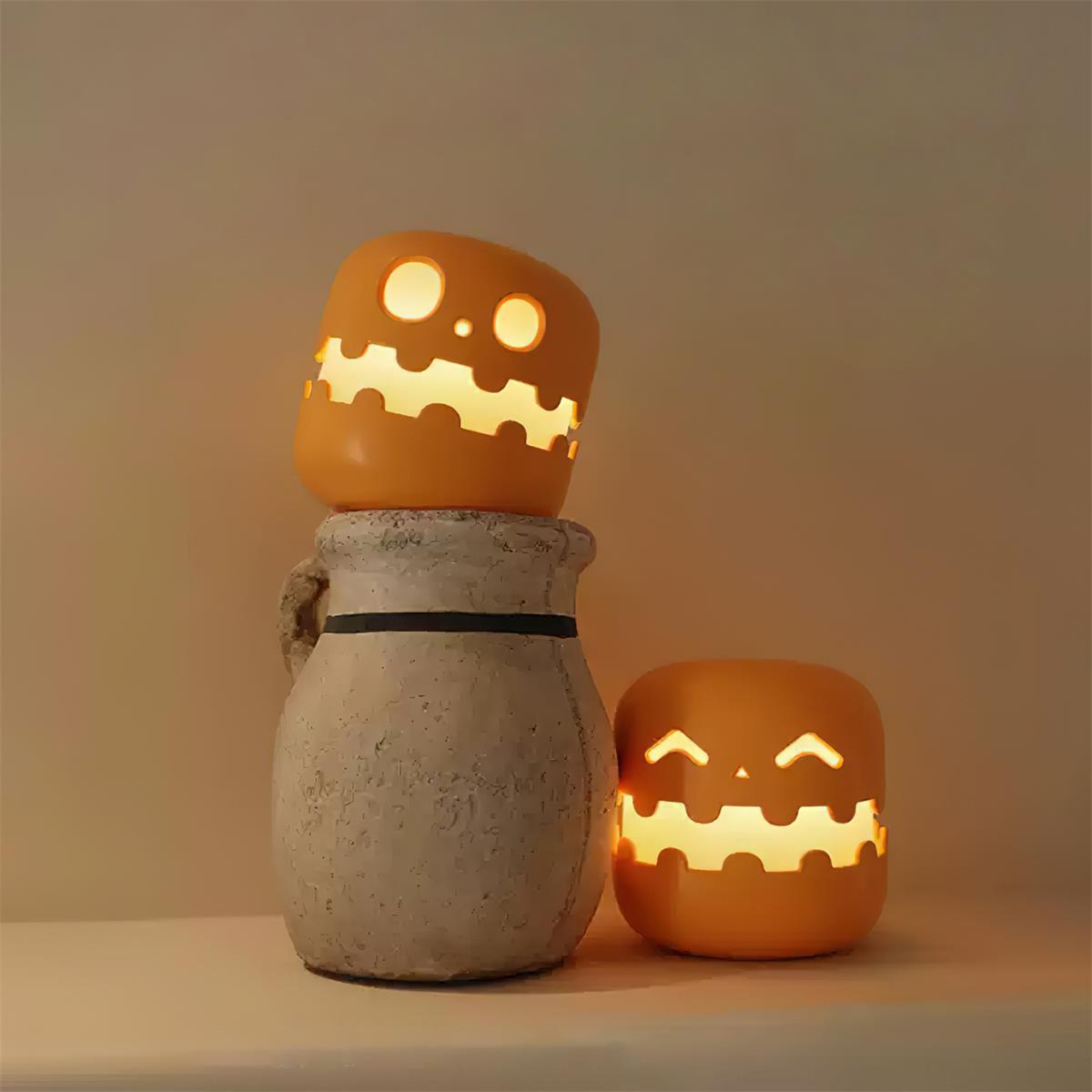 Kürbis Tischlampe, Verspieltes Design LED Dimmbar