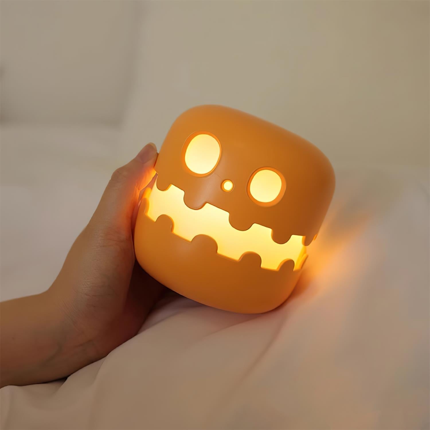 Kürbis Tischlampe, Verspieltes Design LED Dimmbar