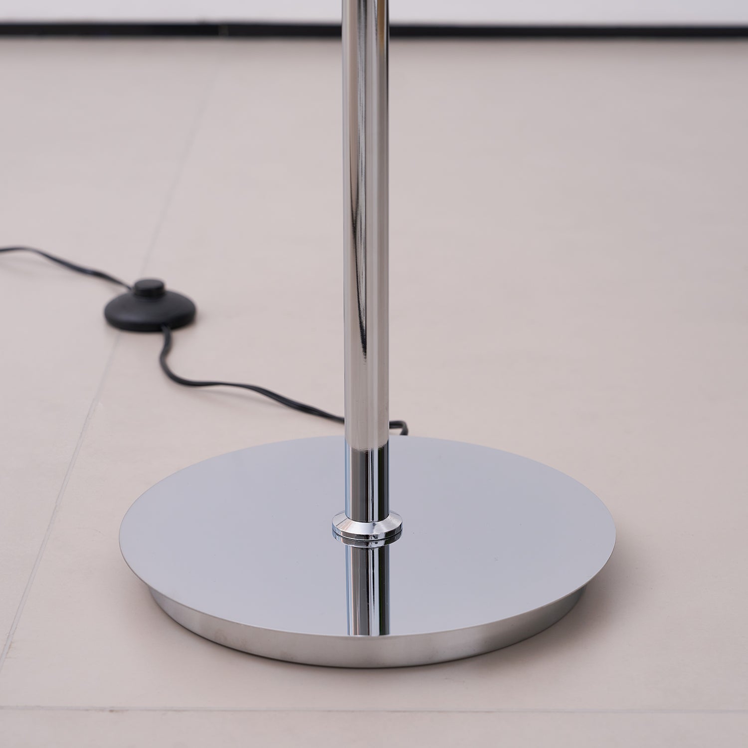 Kugel Stehlampe Chrom, Vintage Design Stehleuchte E27 Wohnzimmer