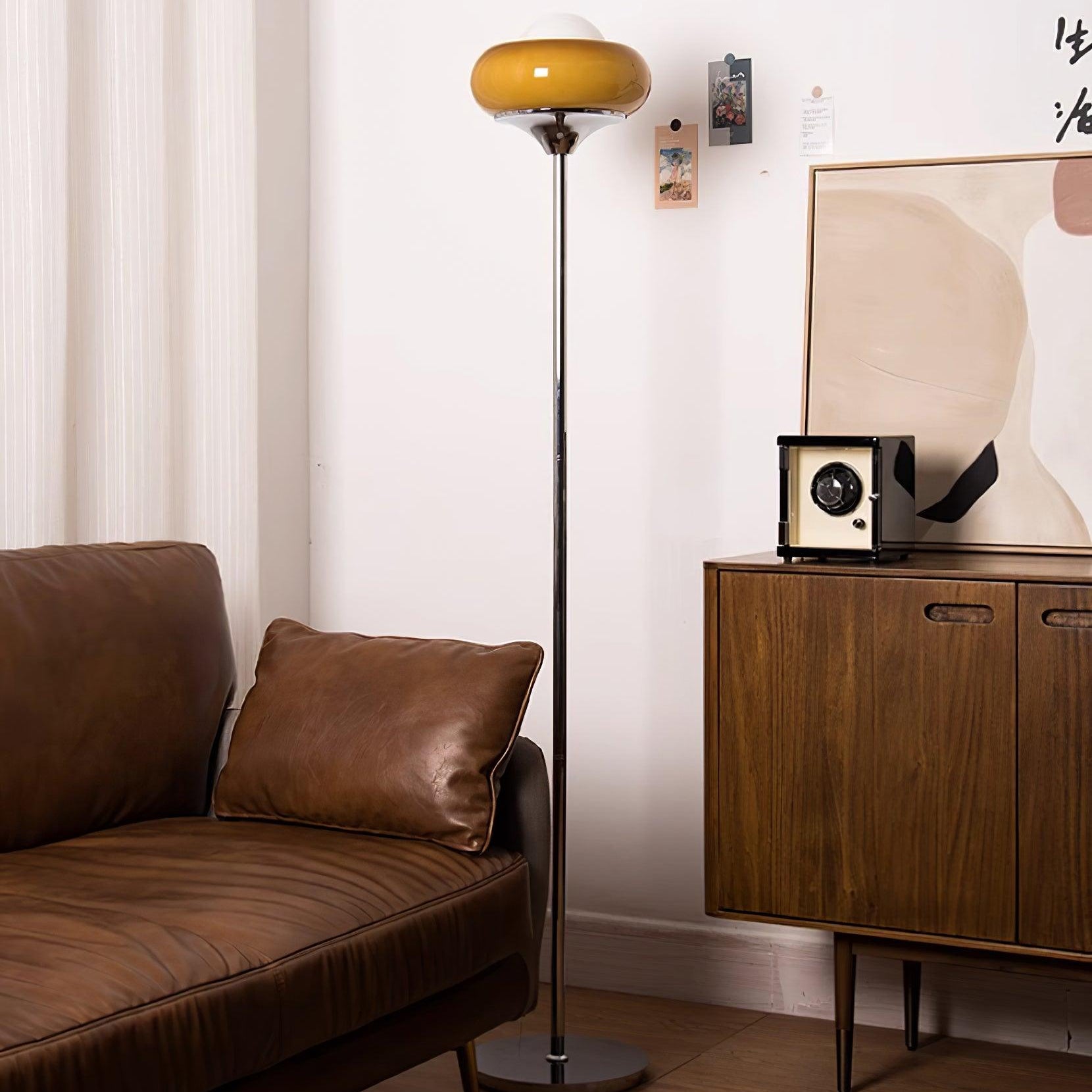 Kugel Stehlampe Chrom, Vintage Design Stehleuchte E27 Wohnzimmer