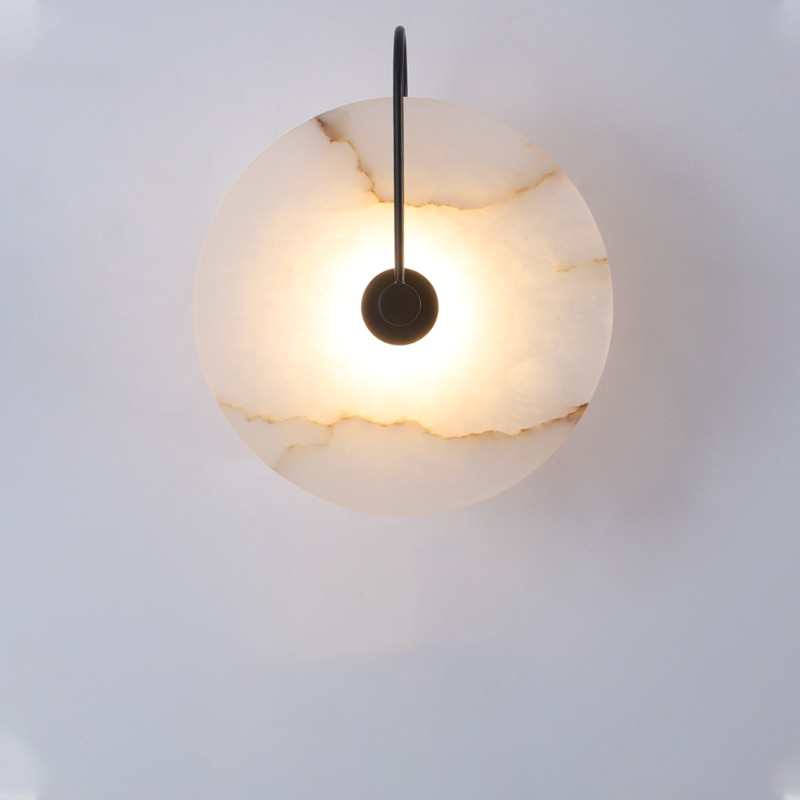 LED Wandleuchte Marmor, Modern, Wandlampe, Ø16/25 cm