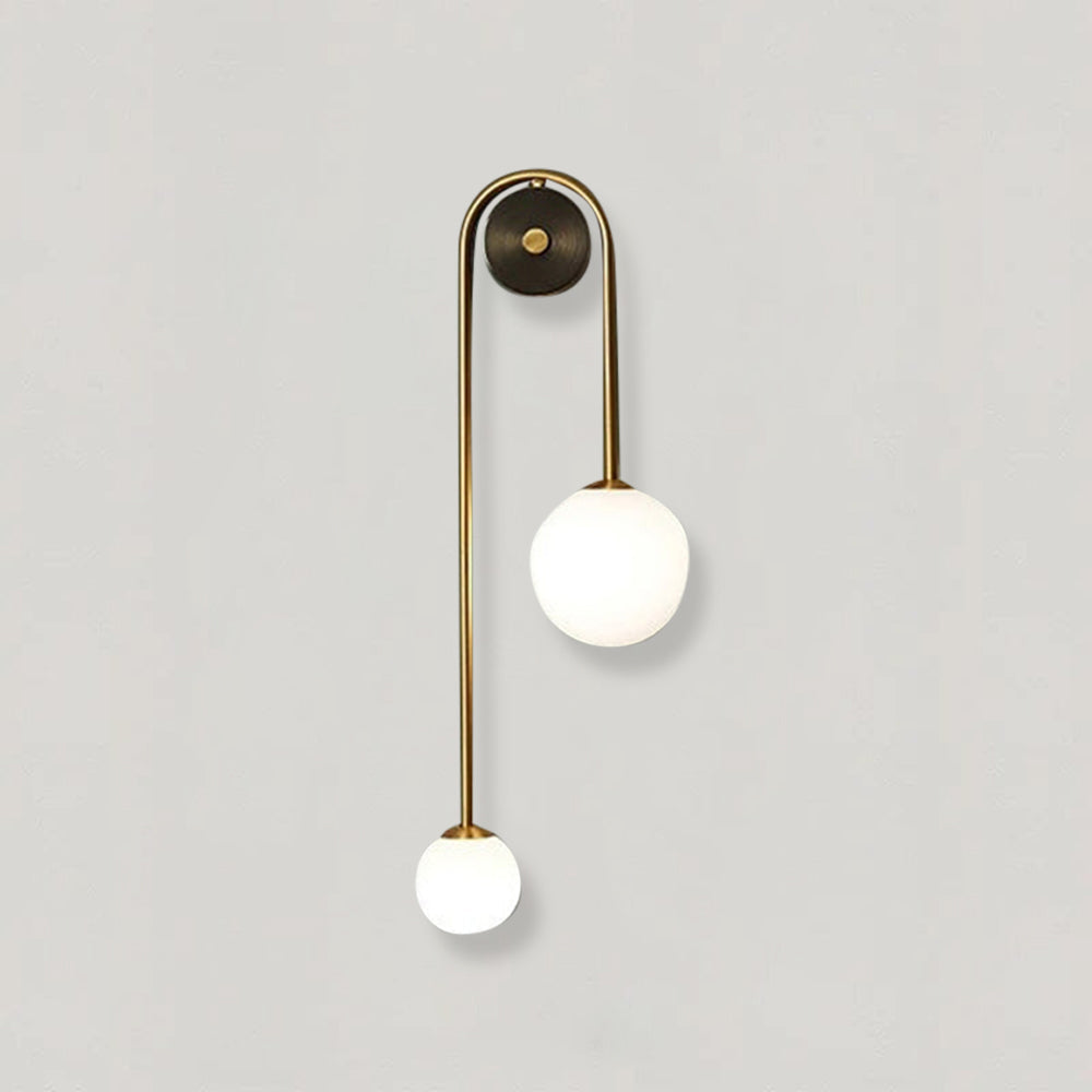Moderne nordische goldene Wandleuchten
