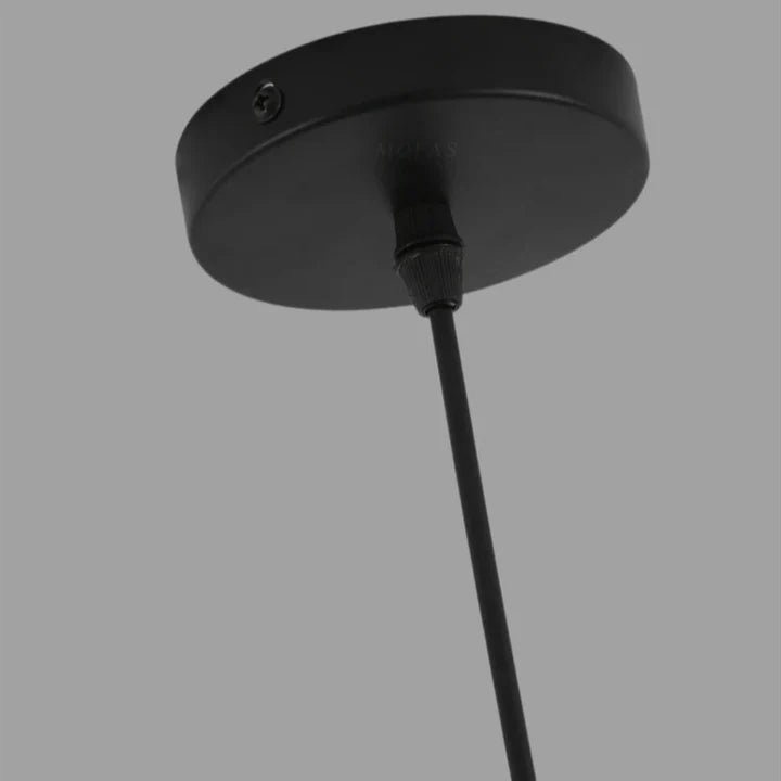 Glas Pendelleuchte doppelt, Moderne Hängelampe Rauchglas