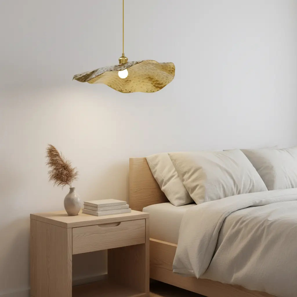 Hängelampe Rund Gold, Pendelleuchte Kugel E27 30/40/50 cm