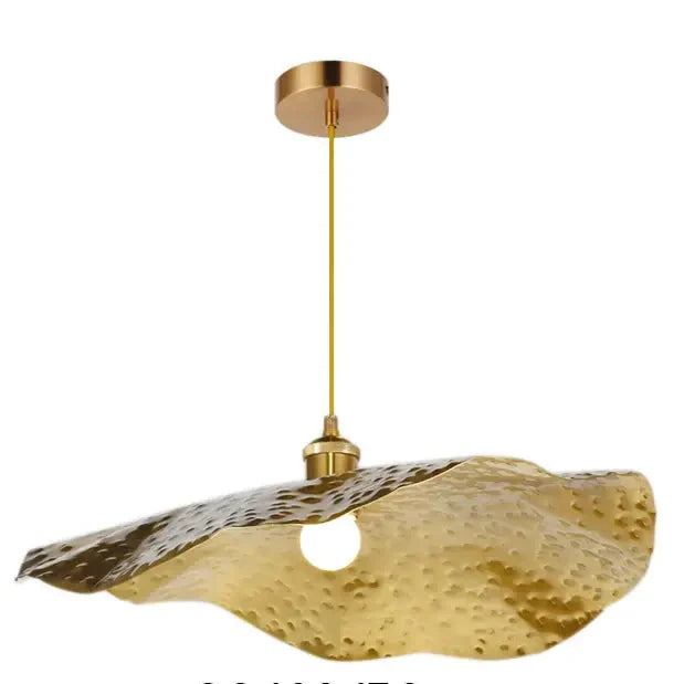 Hängelampe Rund Gold, Pendelleuchte Kugel E27 30/40/50 cm