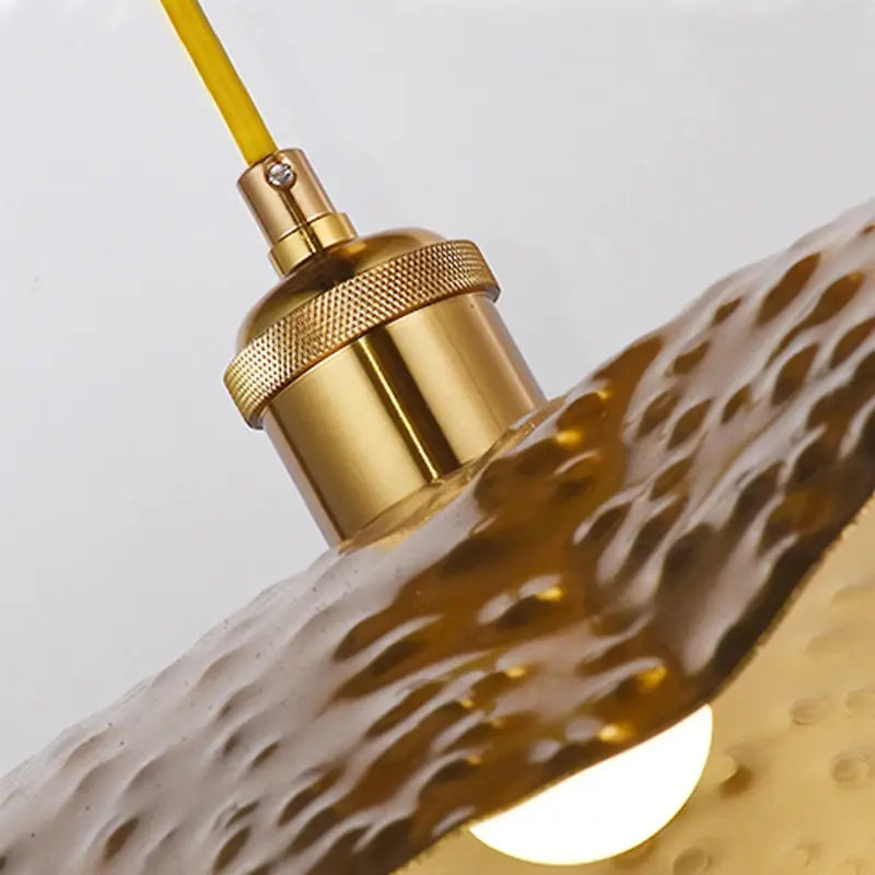 Hängelampe Rund Gold, Pendelleuchte Kugel E27 30/40/50 cm