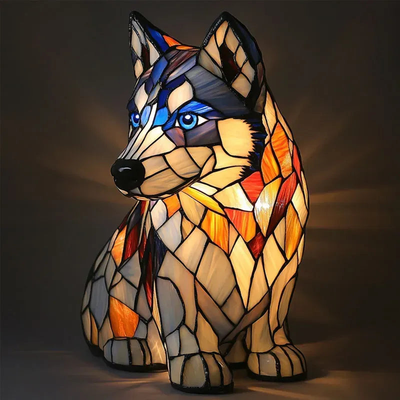 Hund Lampe LED, Deko Nachtlicht Hund