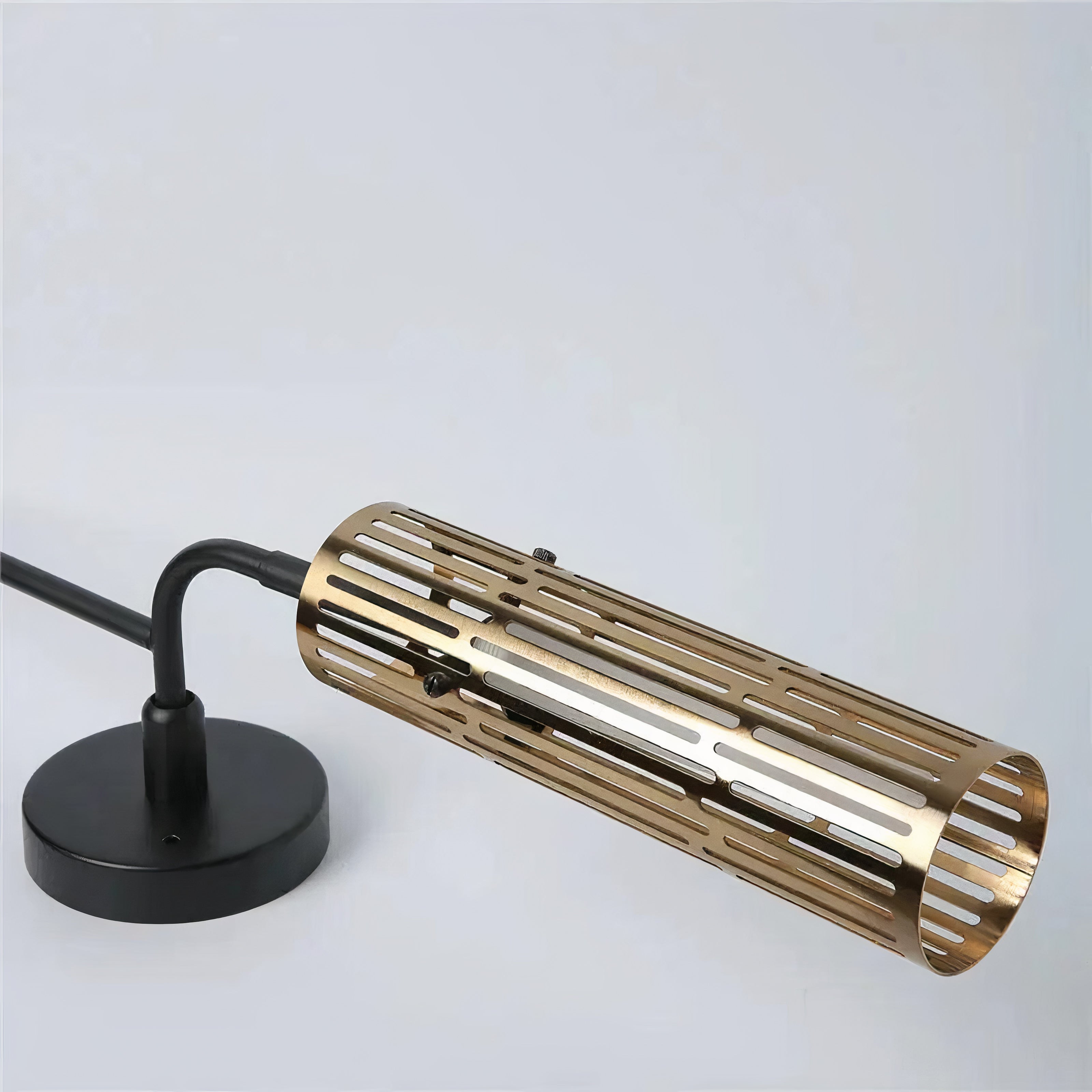 Wandlampe Schwarz Gold 2-flammig, Modernes Design mit Glaskugeln