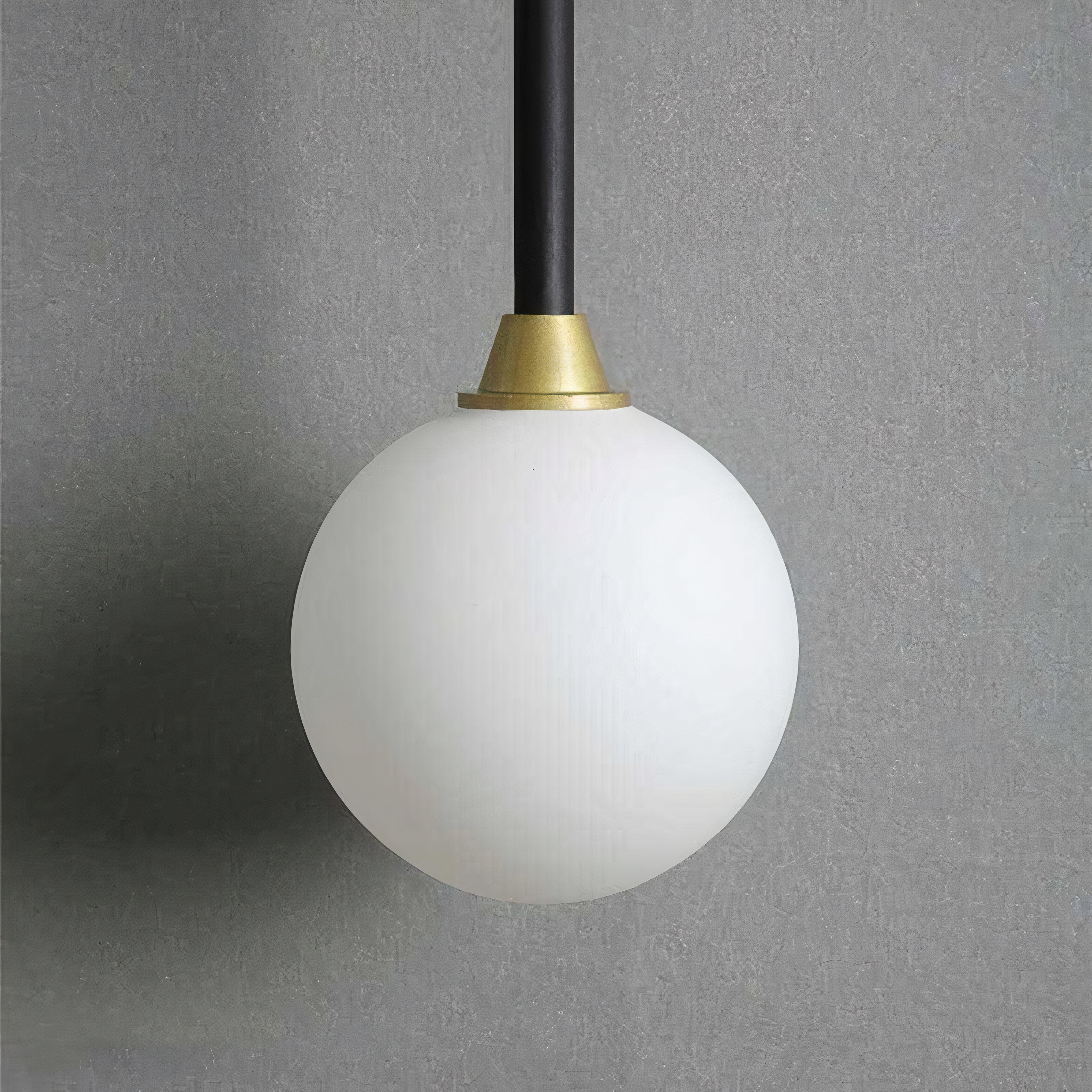 Wandlampe Schwarz Gold 2-flammig, Modernes Design mit Glaskugeln