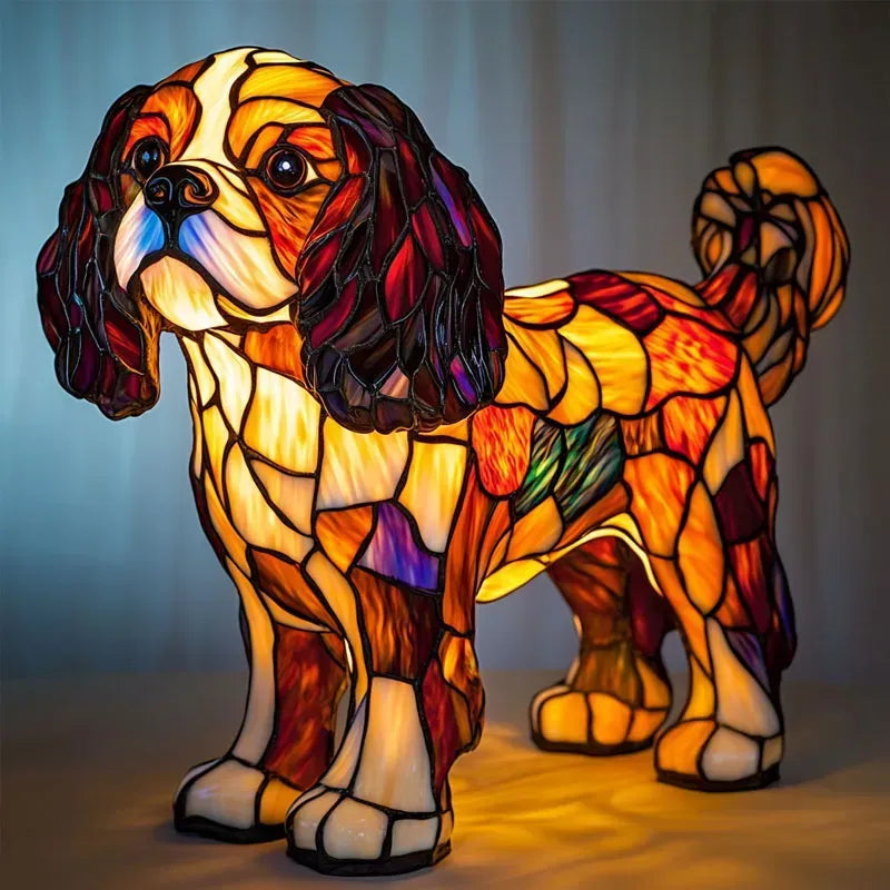 Hund Lampe LED, Deko Nachtlicht Hund