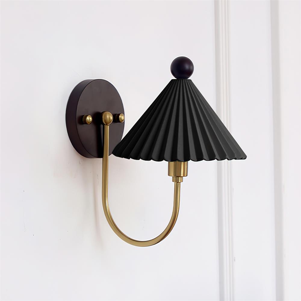Keramik Wandlampe, Handgefertigtes Vintage Design Dimmbar