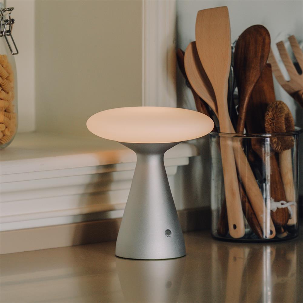 Tischlampe Modern, Minimalistisches Design Dimmbar Warmweiß