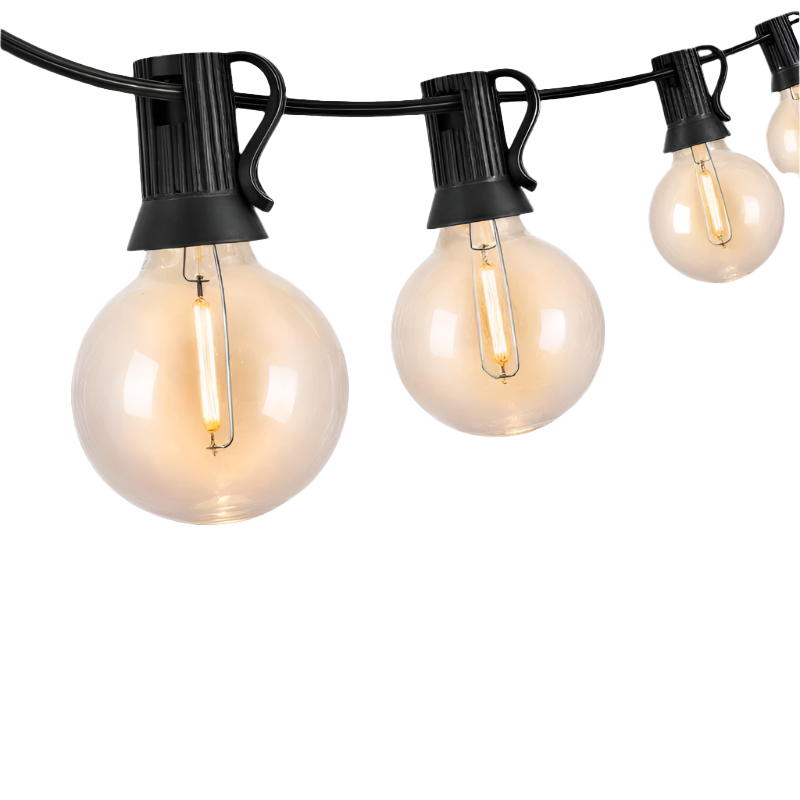 LED Lichterkette außen, Warmweiß erweiterbar