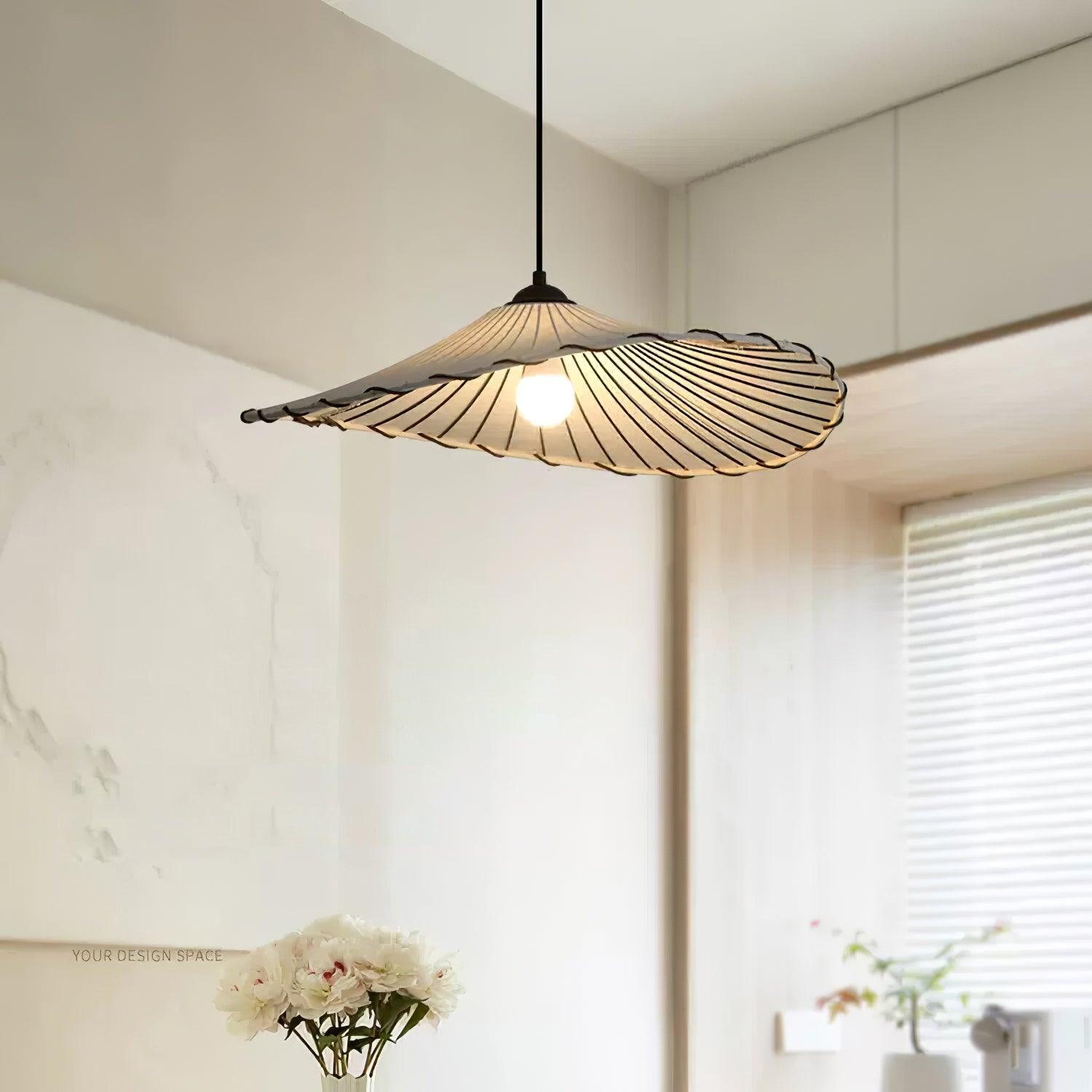 Hängeleuchte Rattan Natur Ø50 cm, Boho Design Handgefertigt