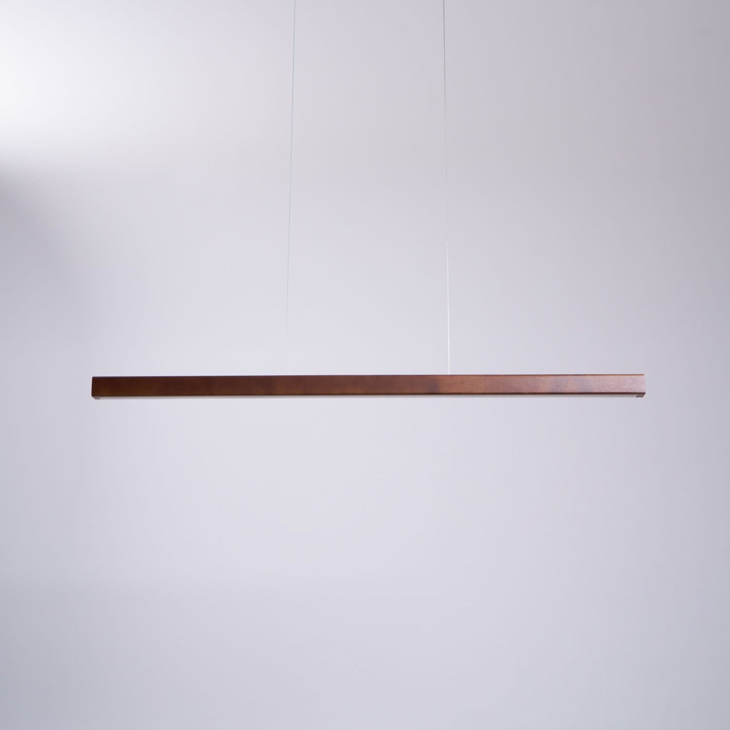LED Pendelleuchte Holz länglich, Moderne Hängelampe Esszimmer