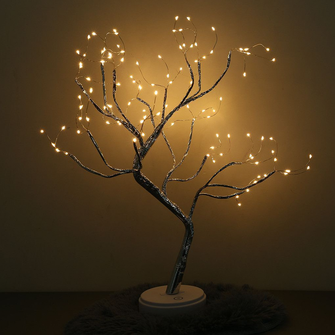 LED Lichterbaum Deko, Baum Lampe warmweiß